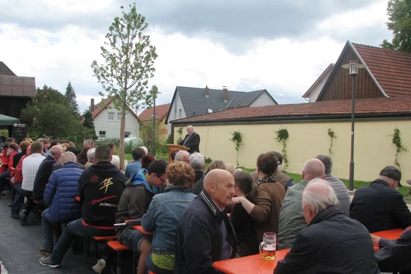 Einweihung des grünen Parkplatz im Schützengarten